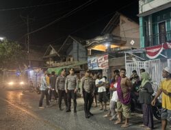 Polres Dompu Gelar Patroli Malam Gabungan, Bubarkan Kerumunan Remaja dan Jaga Kamtibmas