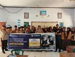 “Police go to school” Polsek Donggo Sosialisasikan Penerimaan Siswa Baru SMA Kemala Taruna Bhayangkara