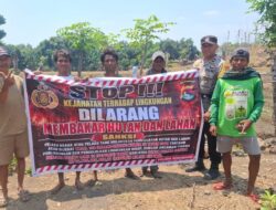 Antisipasi Bahaya Karhutla, Polsek Soromandi Tidak Bosan-bosan Edukasi Masyarakat diwilayah Hukumnya