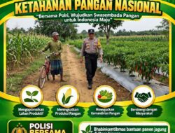 ANGGOTA POLSEK KEREK SAMBANG DIALOGIS DENGAN PETANI LOMBOK DI DESA BINAAN