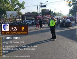 Satlantas Polres Dompu Amankan Car Free Day, Pastikan Aktivitas Masyarakat Berjalan Aman dan Lancar