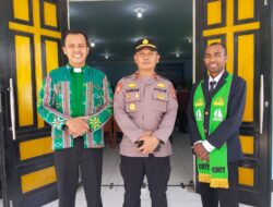 Minggu Kasih di Gereja GMIT Syalom, Polsek Dompu Ajak Jemaat Jaga Toleransi dan Jauhi Narkoba
