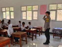 Melalui Program “Polisi Peduli Pendidikan” Polsek Sanggar Sosialisasikan Penerimaan Siswa Baru SMA Kemala Bhayangkara di SMP Negeri 3 Sanggar