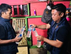 Polsek Wawo Amankan Puluhan Botol Miras, Antisipasi Pemicu Tindak Kriminalitas
