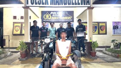 Polsek Manggelewa Bersama URC Polres Dompu Ungkap Kasus Curanmor, Dua Unit Motor Berhasil Diamankan