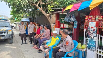 Patroli Sabhara Polsek Wawo, Polres Bima Kota Ajak Warga Jaga Kamtibmas