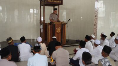 Jumling Di Masjid Al-Munir, Kapolres Bima Kota Ajak Masyarakat Bersama Polri Perangi Narkoba Dan Judi