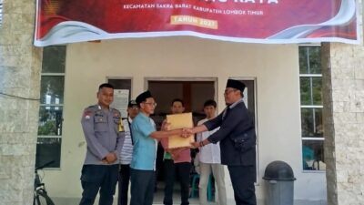 Bhabinkamtibmas Desa Rensing Raya Laksanakan Pengamanan Pendaftaran Bakal Calon Kepala Desa