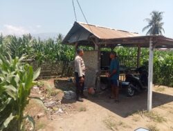 Bhabinkamtibmas Labuhan Lombok Sambangi Kelompok Tani, Dorong Ketahanan Pangan dan Cegah Permasalahan di Kalangan Petani