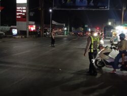Polsek Kopang Gelar Patroli Blue Light, Antisipasi Kejahatan dan Kecelakaan Lalu Lintas